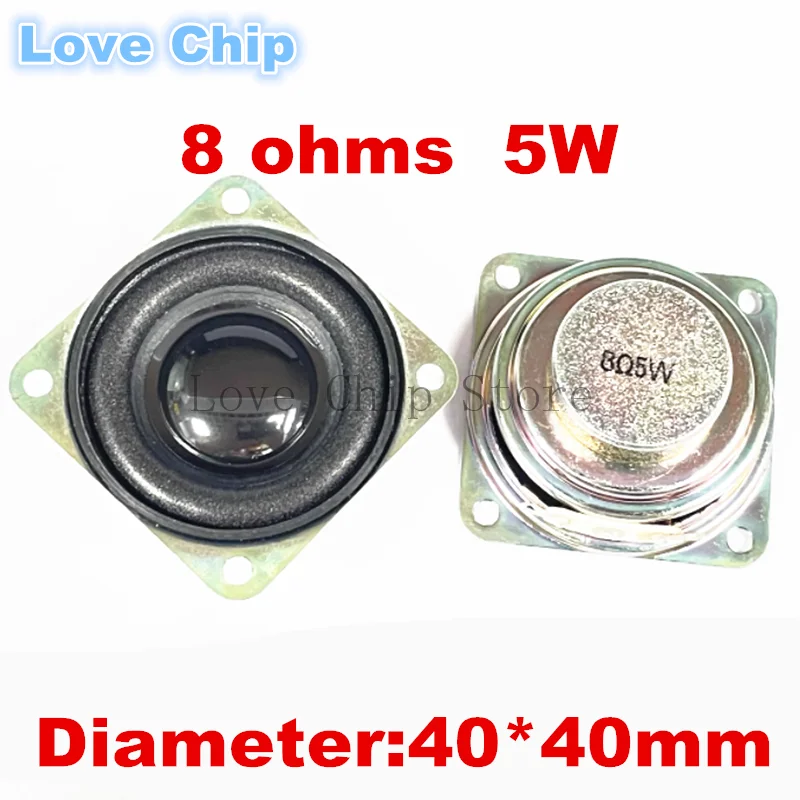 2Pcs 1.5 Inch 40MM Audio Full Range Speaker 4/8 Ohms 5W 3W 10W Loudspeaker DIY Bluettoth Multimedia Speaker Home Theater