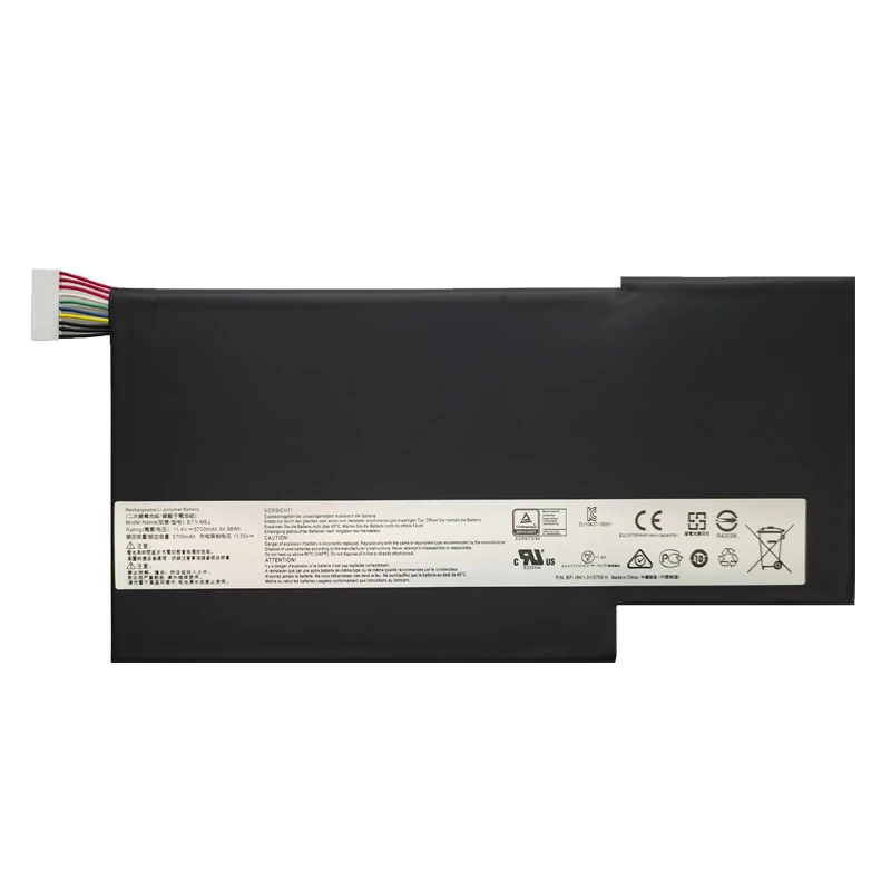 11.4V 64.98Wh 5700mAh BTY-M6J New Laptop Battery For MSI GS63 GS63VR GS73 GS73VR 6RF-001US BP-16K1-31