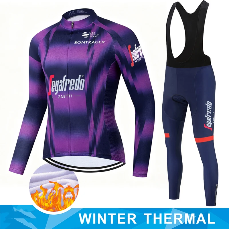 

Cycling Winter Jersey Thermal Jackets Mens Clothes Long Sleeve Men Clothing Termal Fleece Bike Men's Suit Ciclismo Hombre Set