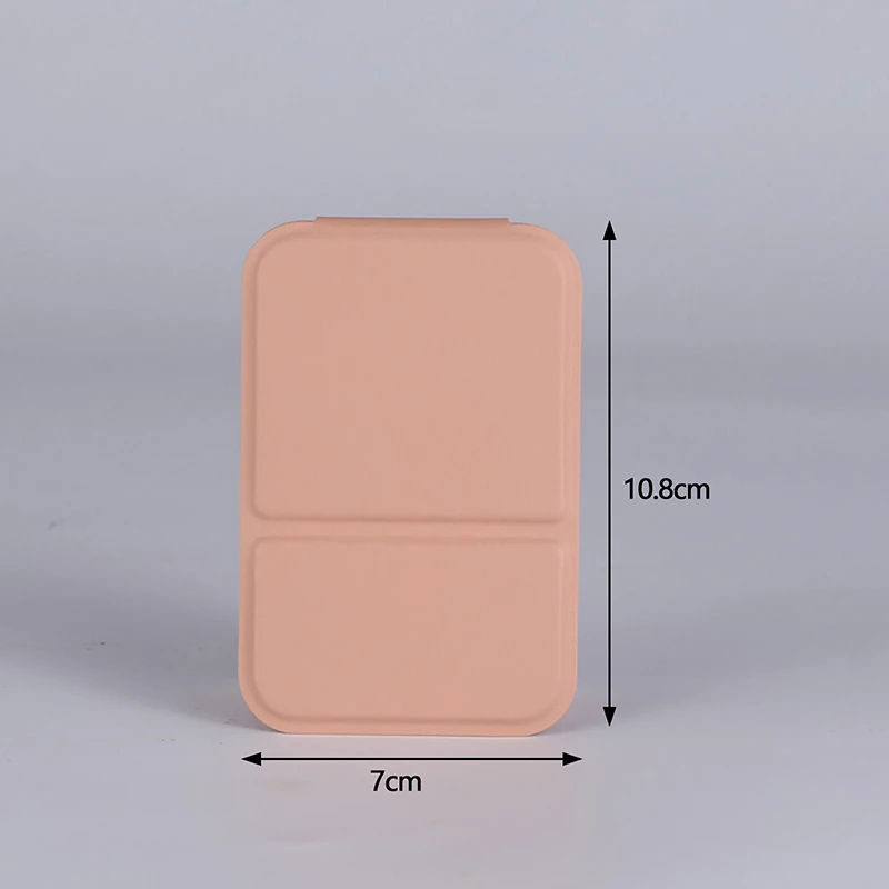 Mini espejo plegable para mujer, espejo de mano para maquillaje, Mini espejo cosmético portátil de un solo lado, herramientas de tocador plegables de alta definición