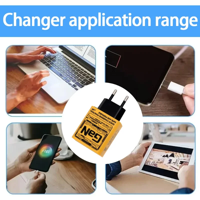 145W PD USB Charger Super Quick Charge Fast Phones Charger Adapter For iPhone Samsung Huawei Xiaomi 3 Ports EU/US/UK Plug image 6