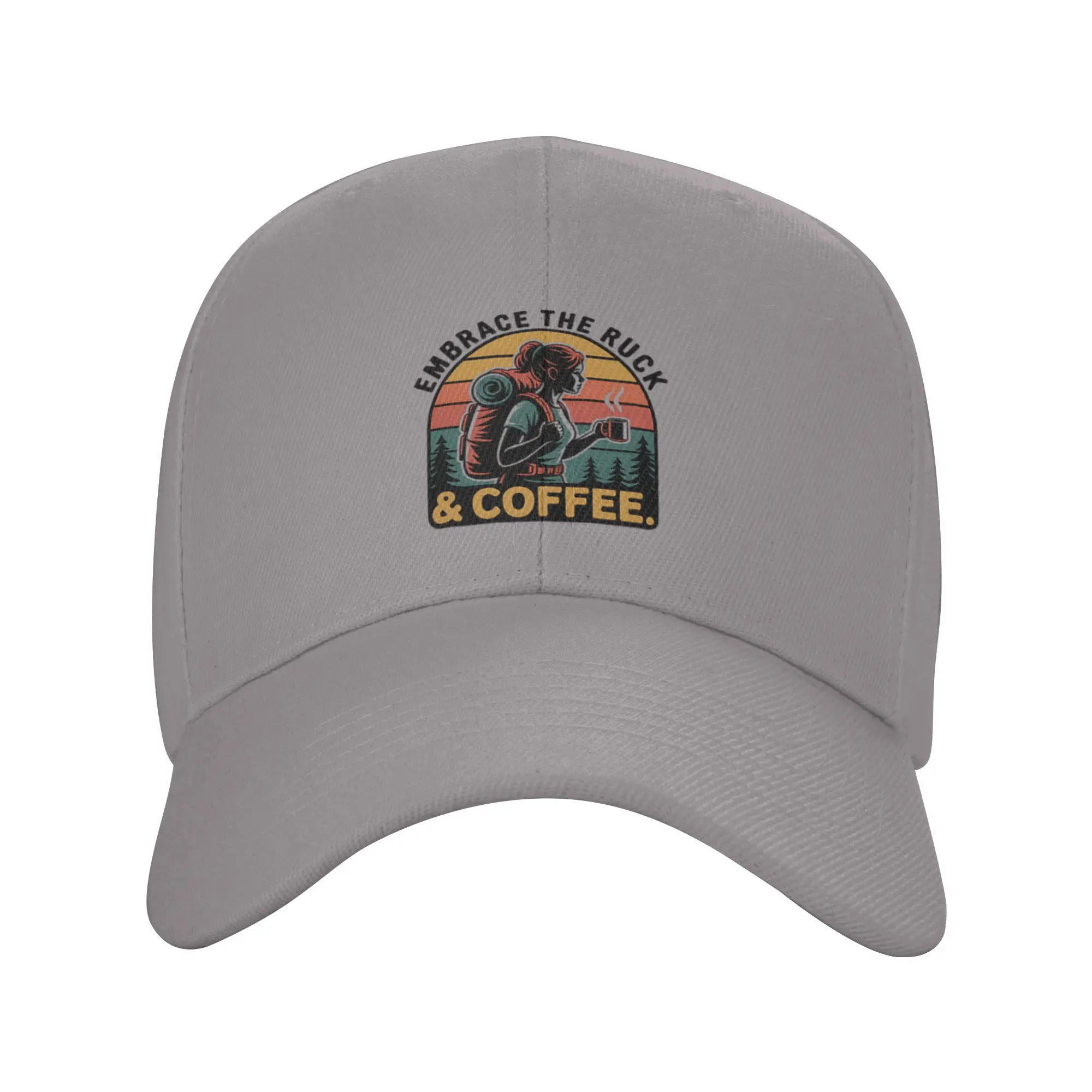 Hot Sale Rucking Ruck Mom   Embrace the Ruck   Coffee Baseball Cap  Durable Women's Cap  Barbecue Party Women's Cap