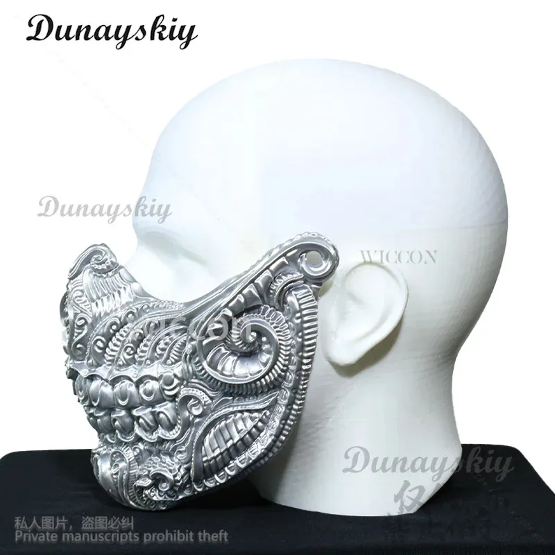

asdh8@Anime Game Vintage Prajna Skull mask Cosplay 3D Polylactic Acid Props 4 Colors Antiquity Styles Furry Suit Cos Custom