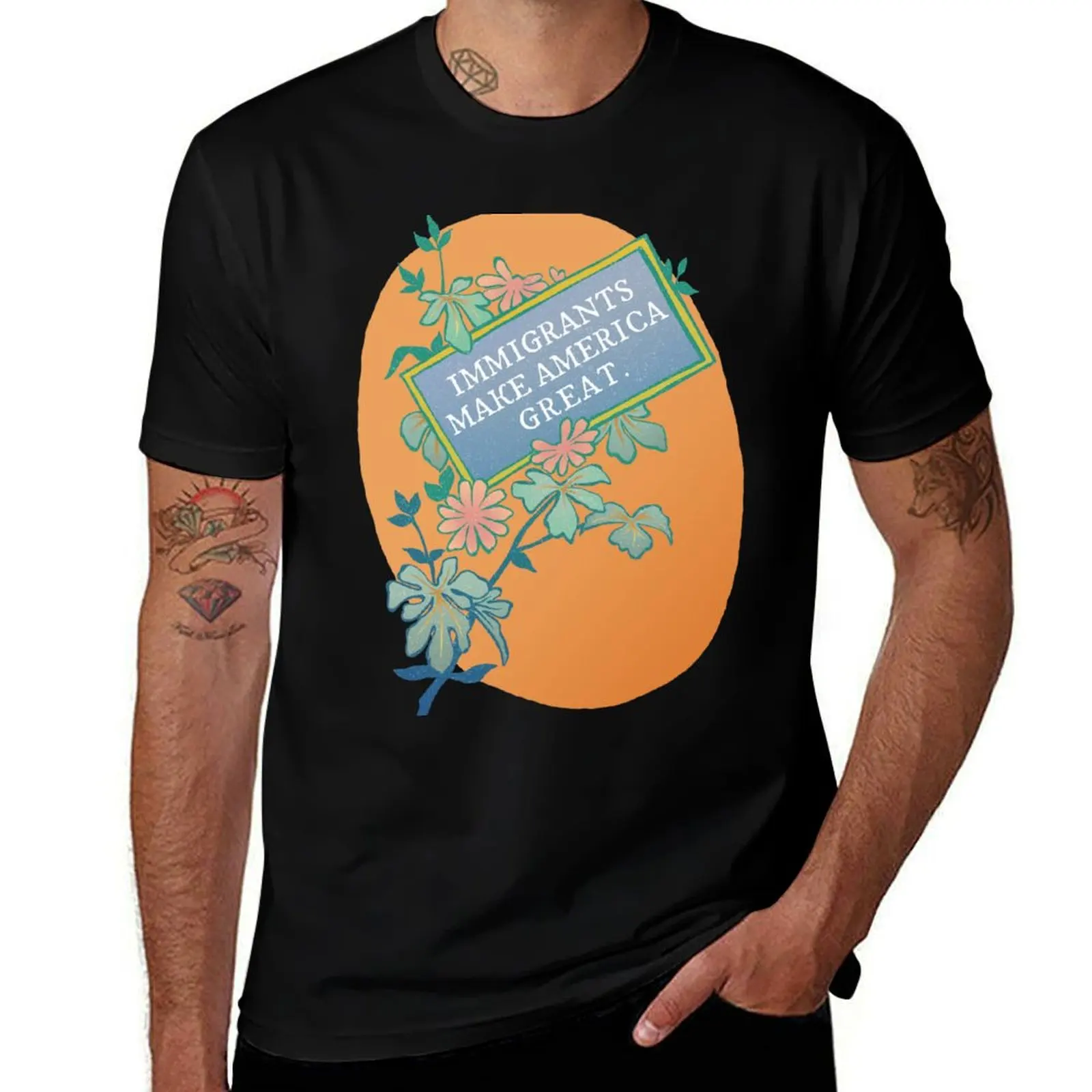 

shirts t funny cotton shirt T-Shirt cotton pack humor America T-Shirt dark t Great t Immigrants man Make shirt