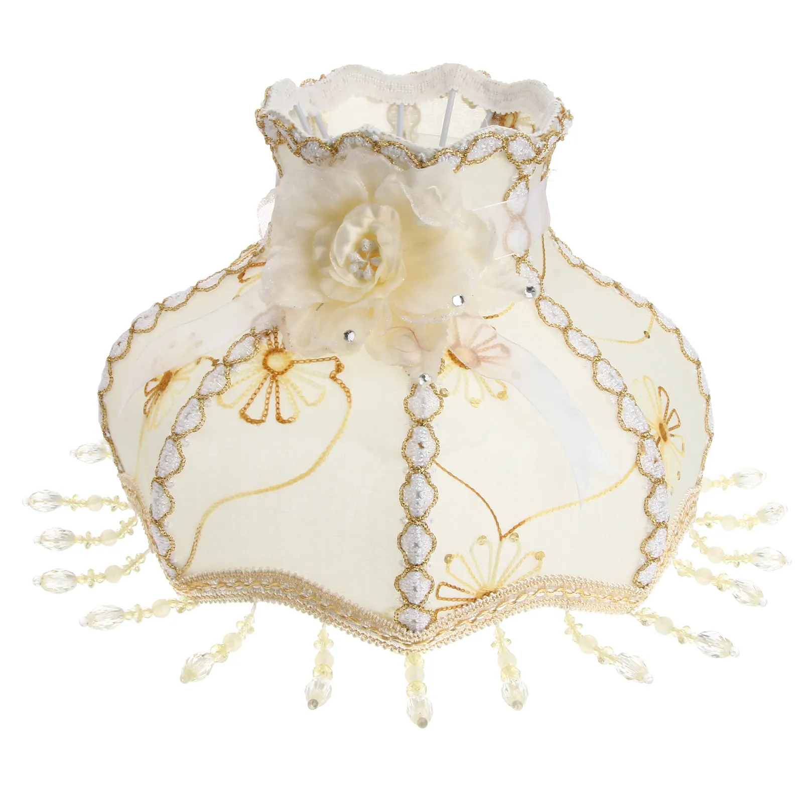 

1 шт. тканевый абажур в европейском винтажном стиле с кружевной отделкой, декоративный чехол для лампы, мягко рассеивающий свет, защищающий глаза, для гостиной и кабинета