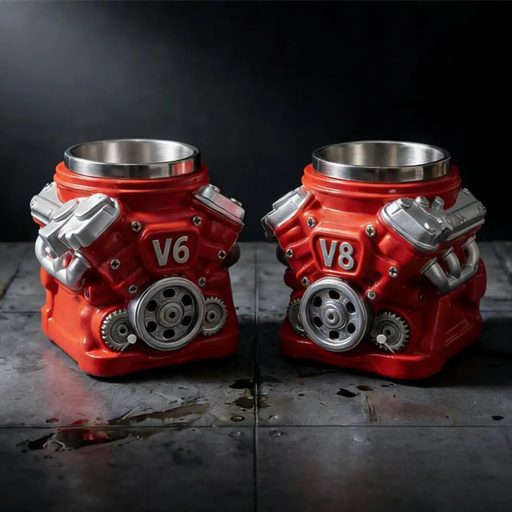 

Винтажная термокружка из нержавеющей стали для кофе и воды, подарок для автолюбителей, механиков и инженеров