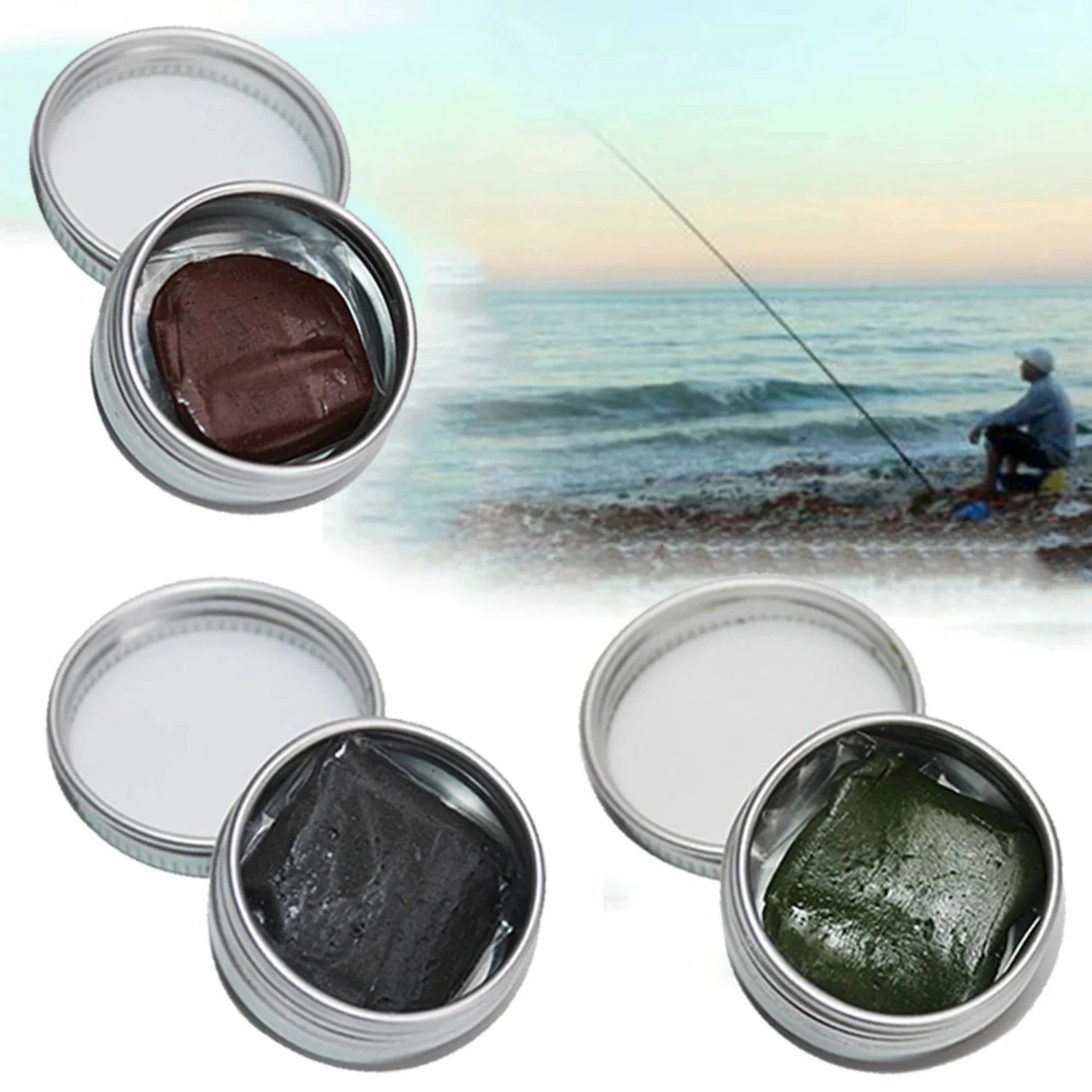 

15g Wolfram Sinker Fishing Rig Putty With Box Carp Fishing Tungsten Pendant Mud Sinker Fishhooks Terminal Fishing Tools Sinker