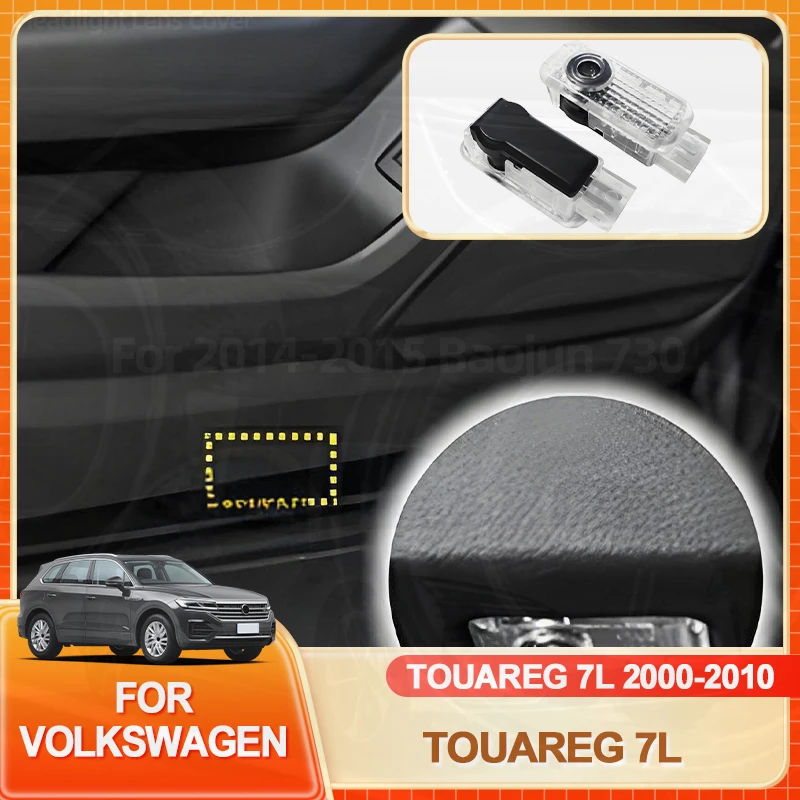 

2026 Горячая продажа для VW VOLKSWAGEN, светодиодная дверь автомобиля, приветственный призрак, тень, проектор, фонари, аксессуары для VW Touareg 7L 2004-2010 Passat B5