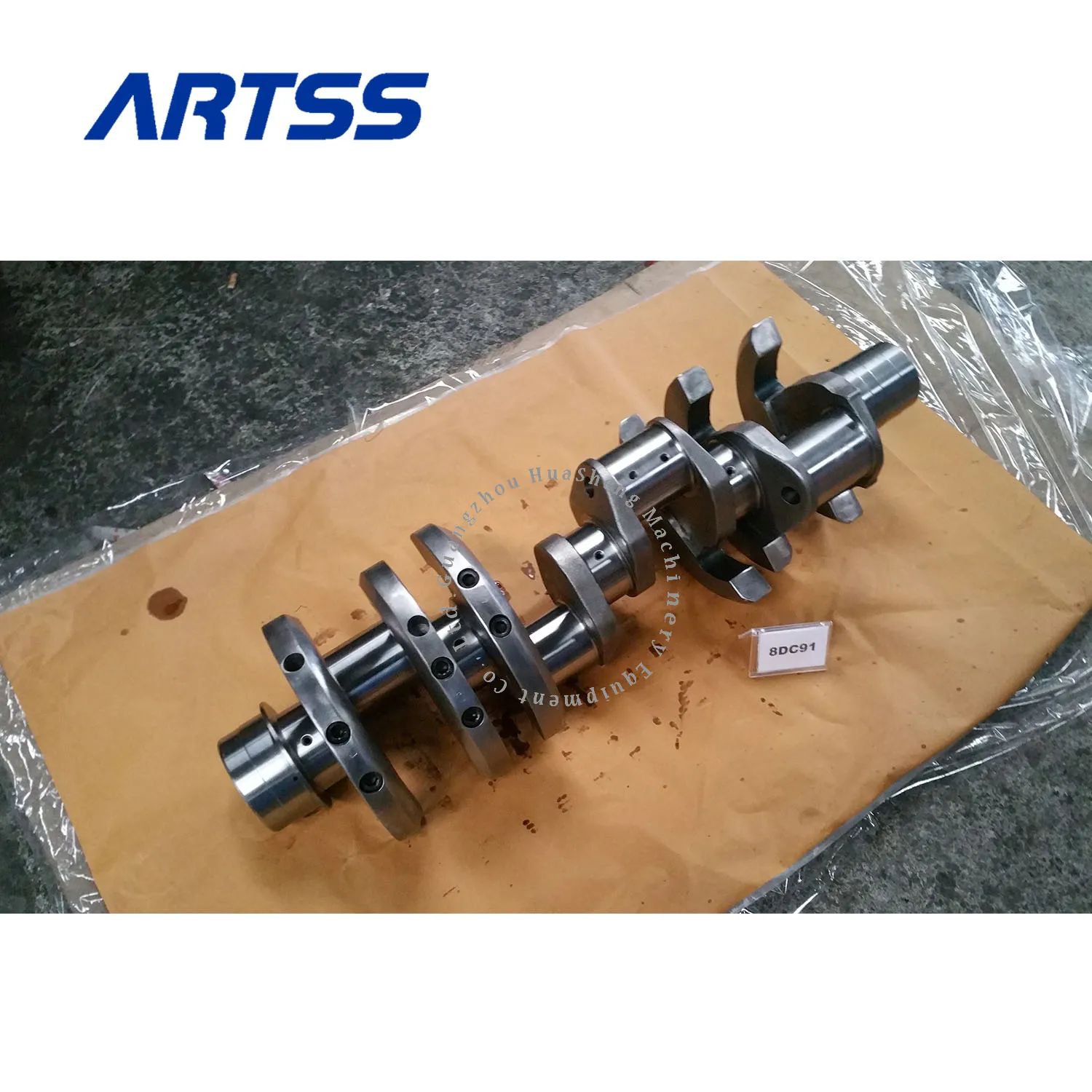 High Quality Performance Diesel Engine ME996186 8DC9 Forged steel Crankshaft For Truck Spare Parts