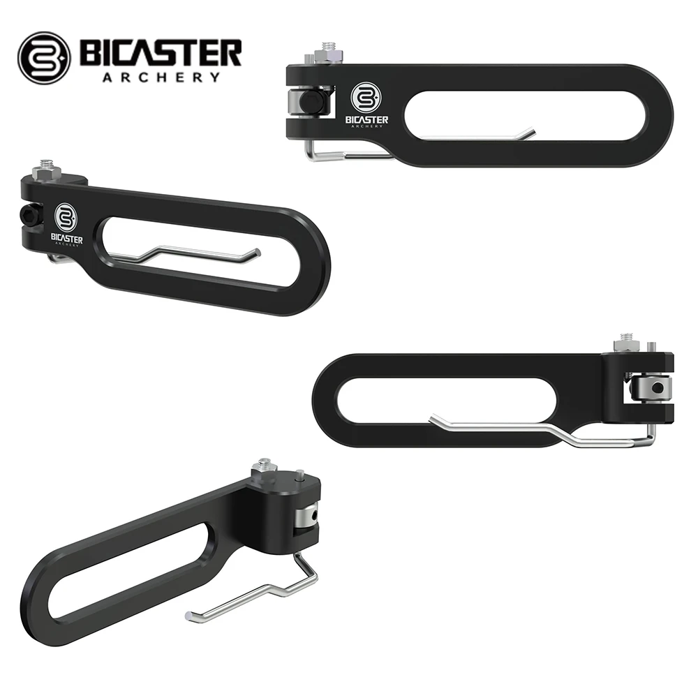 BICASTER Magnetic Arrow Rest RH/LH Aluminum Alloy Adjustable Backside Archery Rest for Recurve Bow Barebow