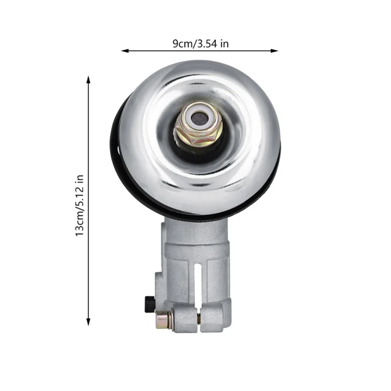 

26 Mm 9-Tooth Mower Working Head Aluminum Alloy Working Head Round Rod Trimmer Replaced Gearheads