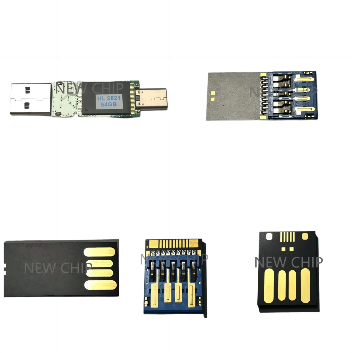 USB Flash Drive Type-c+USB 3.0 Vinyl-like UDP NAND Flash Chip USB 3.0 4G 8G 16G 64G 128G 512G 1TB USB DIY Flash Memory Chips