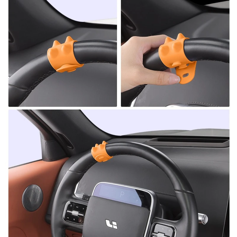 Car Steering Wheel Top Marker,Automotive Steering Wheel Return Center Mark Stripe,Universal Non-Slip Vehicle Interior Decoration