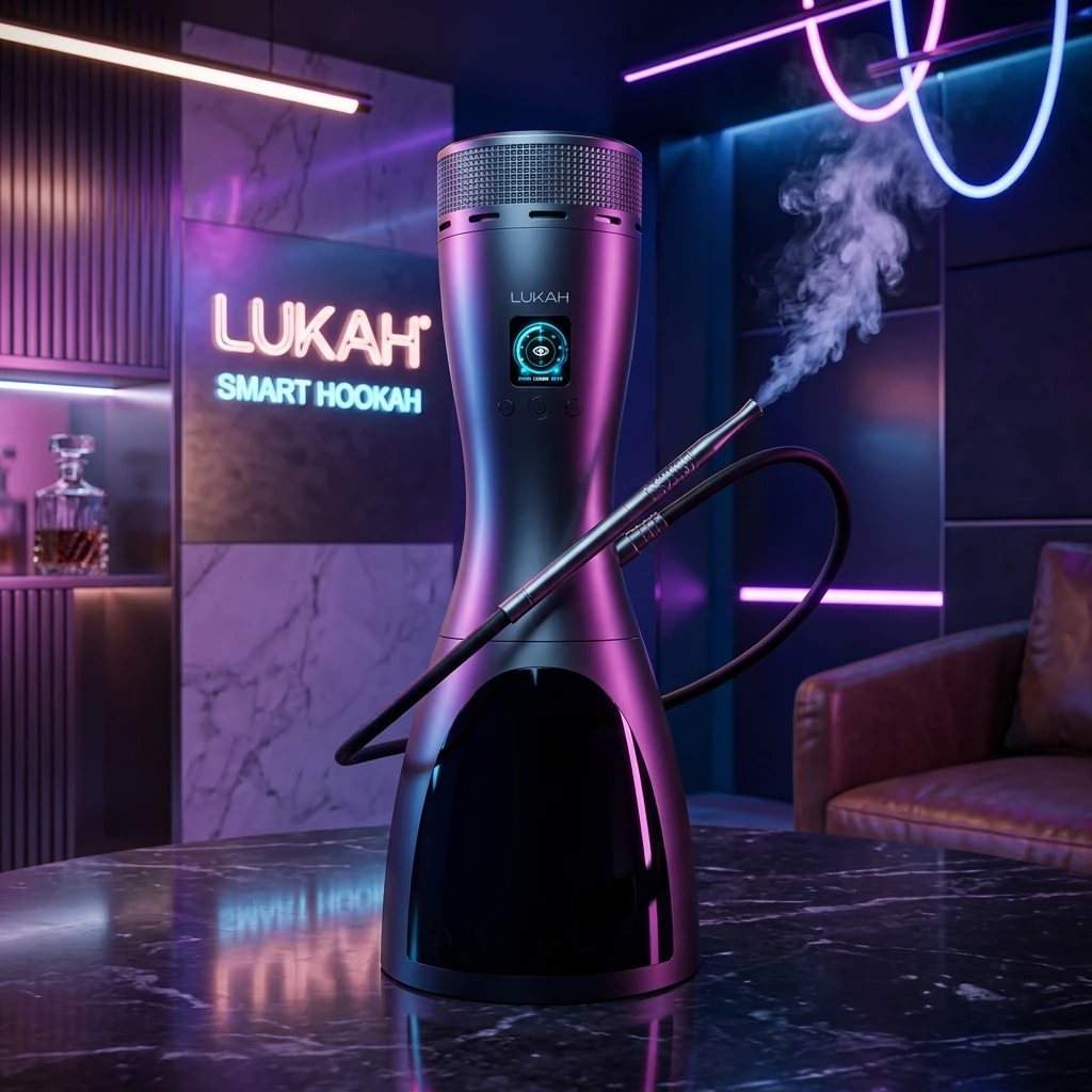 Vibrant Party Atmosphere Multi-color LED Ambient Lighting Modern Nargile Electric Hookah