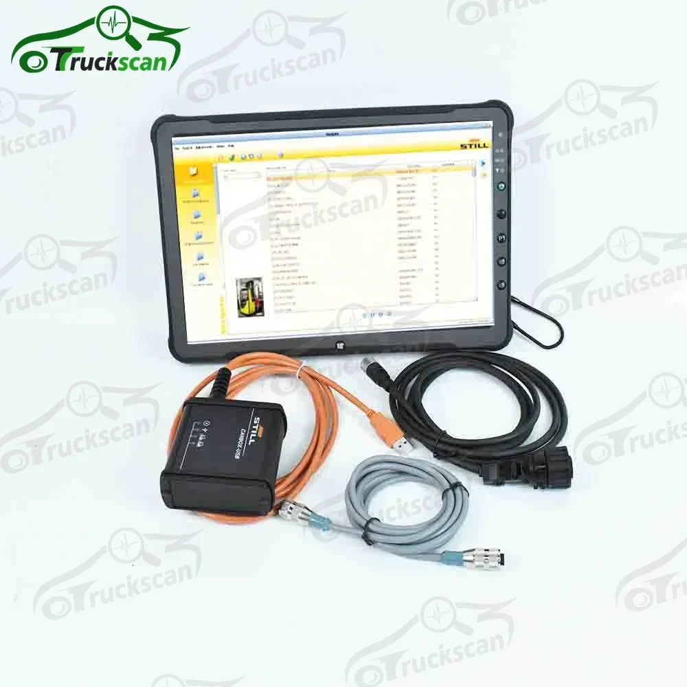 Diagnostic Tool for Still Forklift Canbox 50983605400 Diagnostic Cable Still Interface Original Box Can Bus Line and F110 Tablet