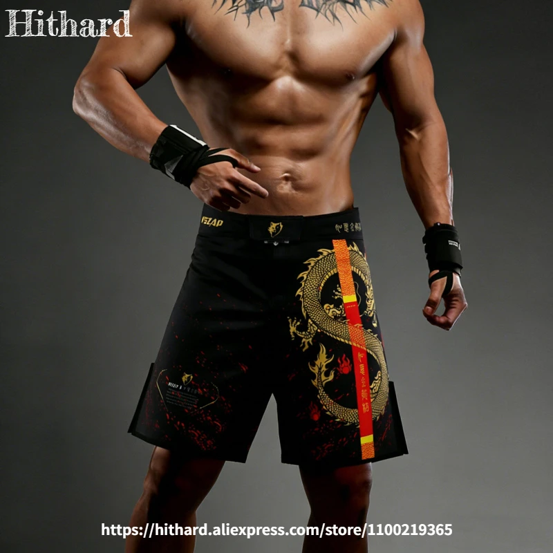 

Шорты VSZAP MMA для мужчин с боковыми разрезами, подходят для ММА, бокса, кикбоксинга, тренировок в зале, занятий спортом, борьбы, BJJ, джиу-джитсу