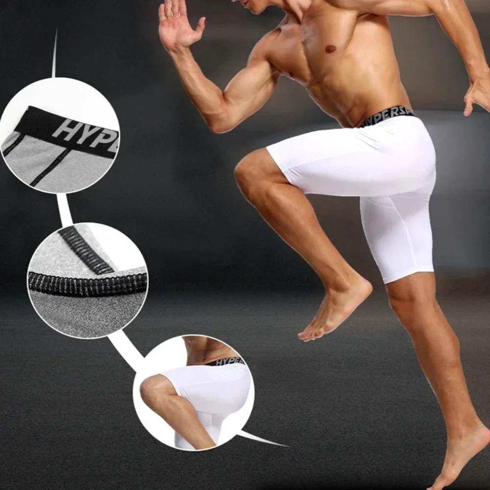 2025 Compression Shorts Men Summer Sportswear Training Tights Gym Fitness Leggings Short Pants Sport Bottoms Running Shorts Men