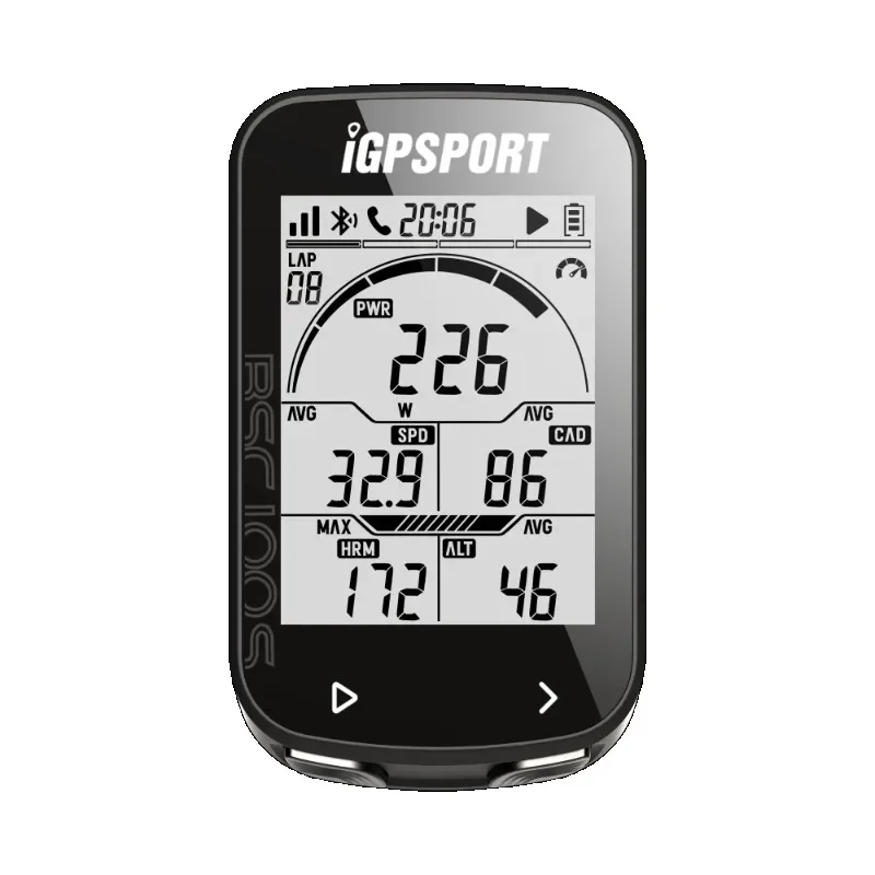 iGPSPORT BSC100S ANT+ GPS Odometer Cycling Bike Computer Riding Wireless Speedometer Support Powermeter 2.6 Inch large screen