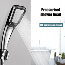 Strong Boosting Bathroom Shower Heads 300 Fine Water Outlets Full Bathroom Showers Replete for Shower Accessories Showerhead