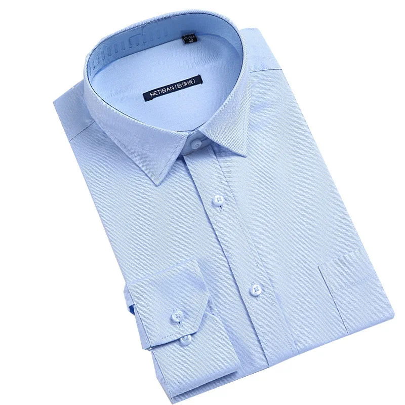 Men Shirts Clothes Formal Cotton Shirts Men Long Sleeves Business