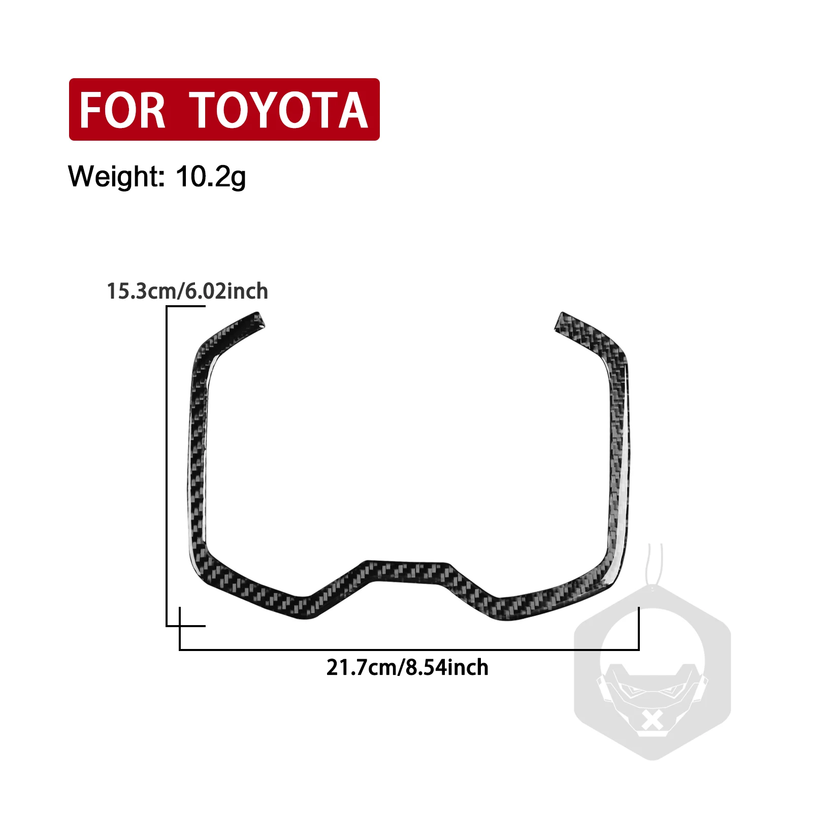 For Toyota RAV4 2020 2021 2022 2023 2024 Carbon Fiber Front Cup Holder Trim Automotive Interior Accessories Decoration Sticker
