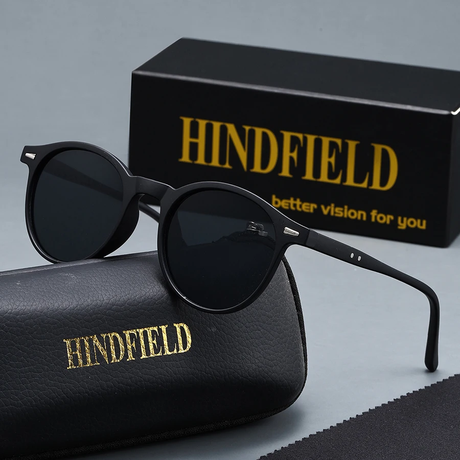 Klassische Brille mit rundem Rahmen, Retro-Trend, exquisite Passform, geeignet für Reisen, Boutique-Geschenk;