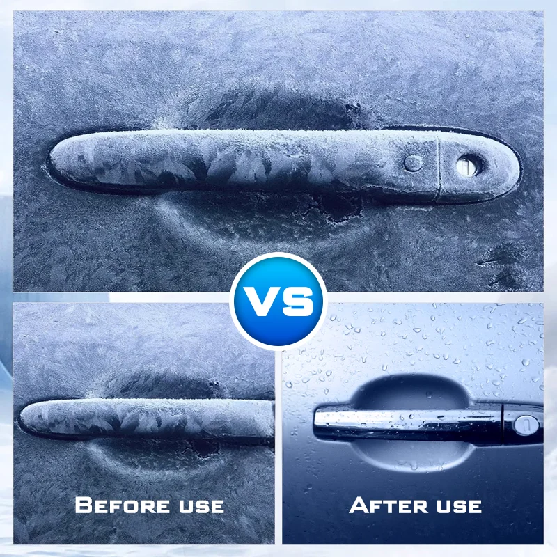 بخاخ إزالة الثلج الجديد من KJM - إزالة فعالة للثلج والثلج والصقيع، -45 ° C مقاومة، تمنع التجميد، أساسية للشتاء #4