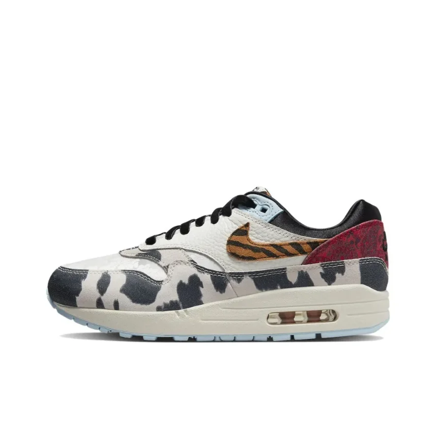 Nike Air Max 1'87 Sports Low Top Life Casual Shoes Trendy Hundred Comfortable Wear-resistant Non-slip White