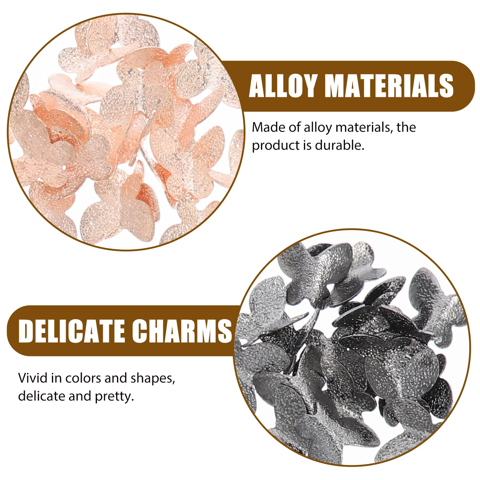 

60 шт., мини-бабочки, наполнители из сплава, прочные DIY, эпоксидные наполнители, ювелирные изделия, аксессуары для рукоделия, наполнители из сплава, эпоксидная наполнитель