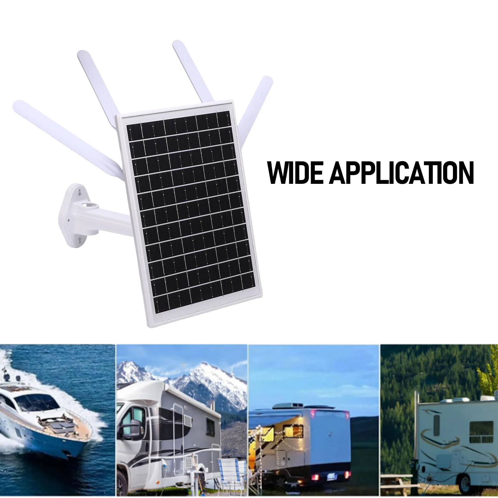 12W Solar Powered 4G LTE Modem Router 300Mbps Solar WiFi 6 Extender with SIM Card Slot 18000 MAh Battery 150M Long Range IP66 Wa