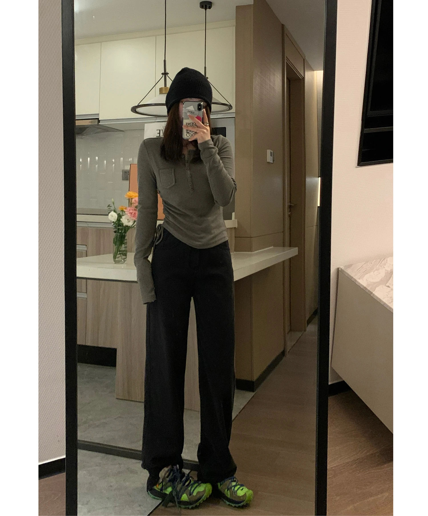 

Veee Slim Fit Универсальная круглая футболка на подкладке Fce Ne Dstring Long Sve с эластичным топом в нескольких цветах