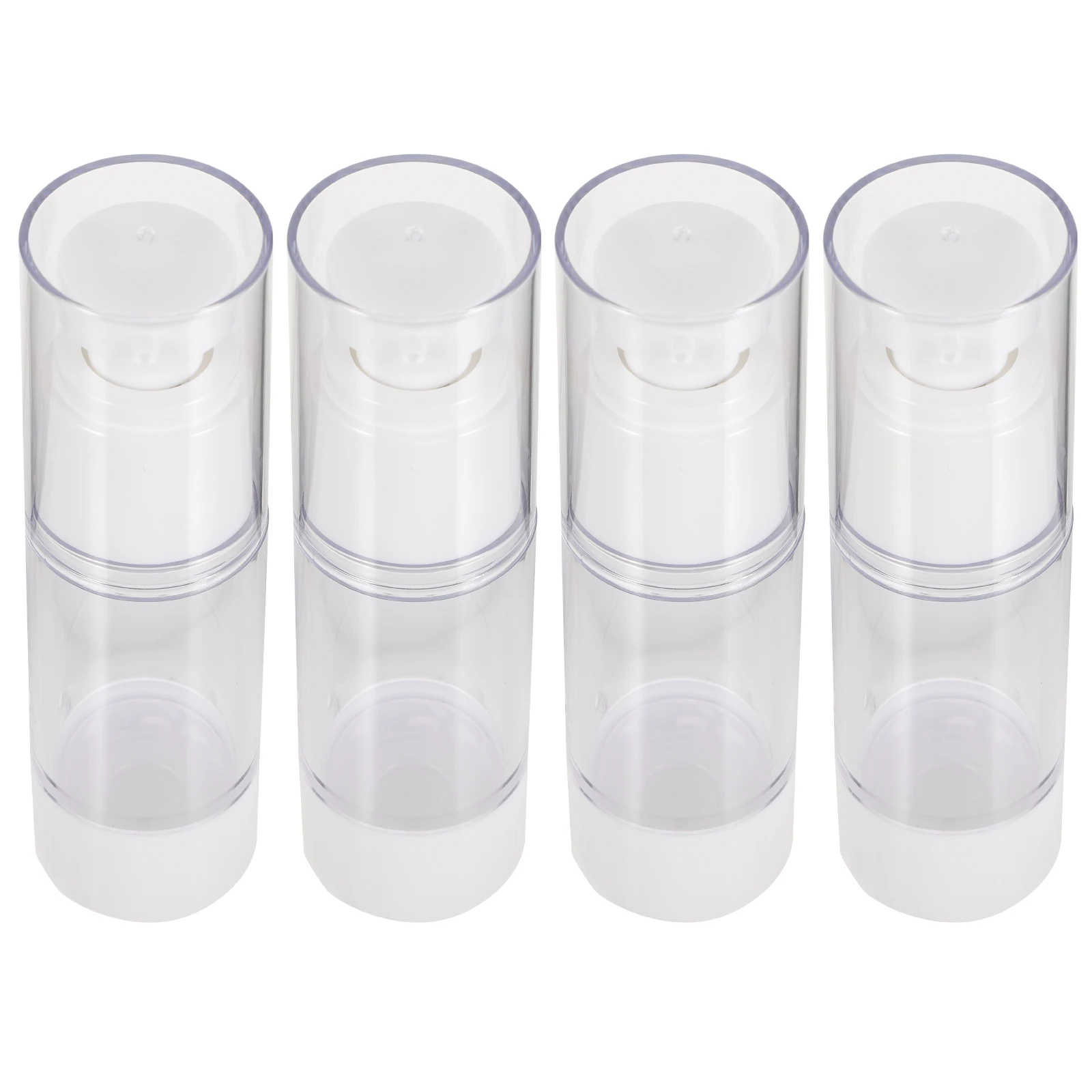 Bouteille de Lotion de 30Ml, pompe sans air, bouteille de voyage pour shampoing, revitalisant, lavage du visage, distributeur de savon rechargeable, 4 pièces