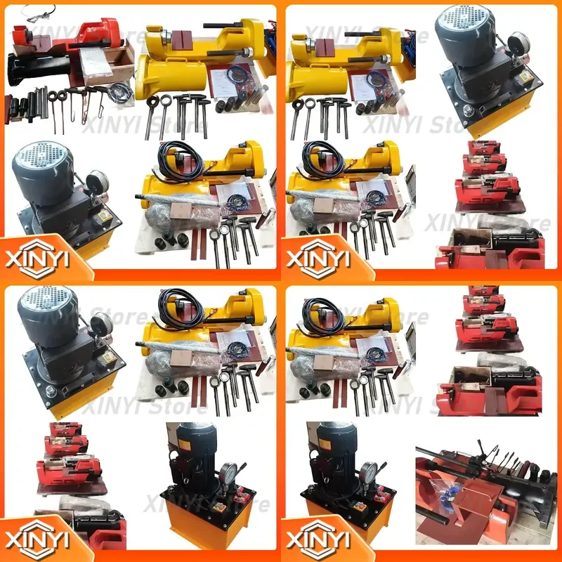 Simplified disassembly and installation of excavators and construction equipment with multi-function hydraulic track link pin