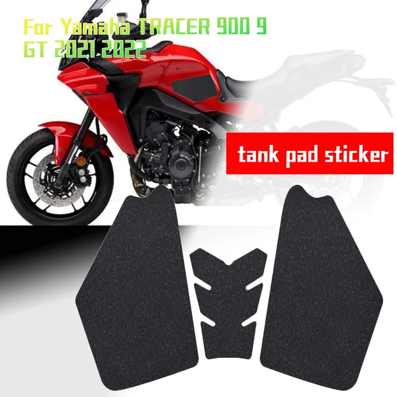 For Yamaha TRACER 900 9 GT 2021 2022 Motorcycle Anti Slip Fuel Oil Tank Pad Side Knee Grip Decal Protector Sticke