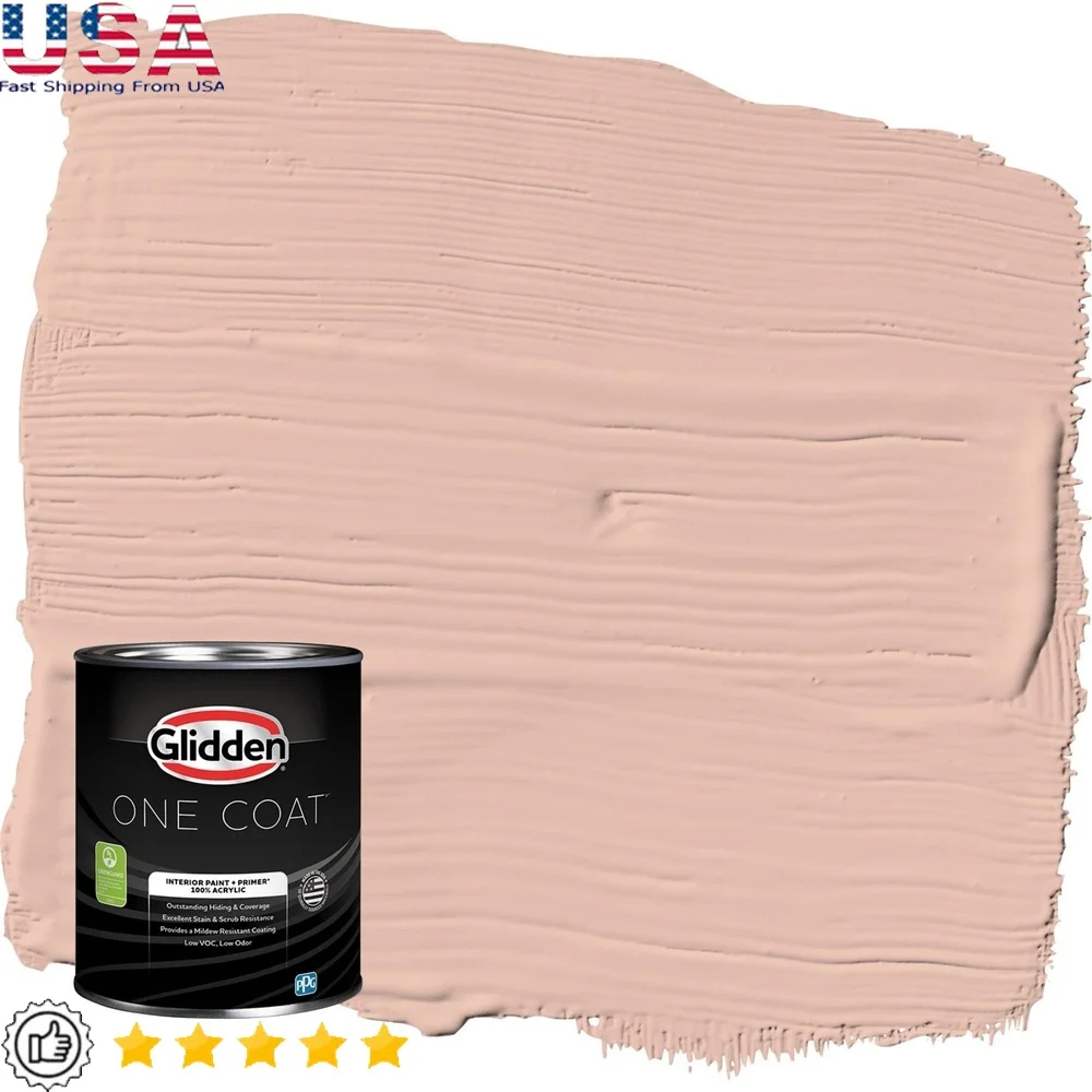 

Праймер для краски для интерьера с низким запахом и низким содержанием VOC. Отличная моющаяся способность. Устойчивость к плесени покрытие 100 кв. футов 100. Акрил имбирно-оранжевый цвет.