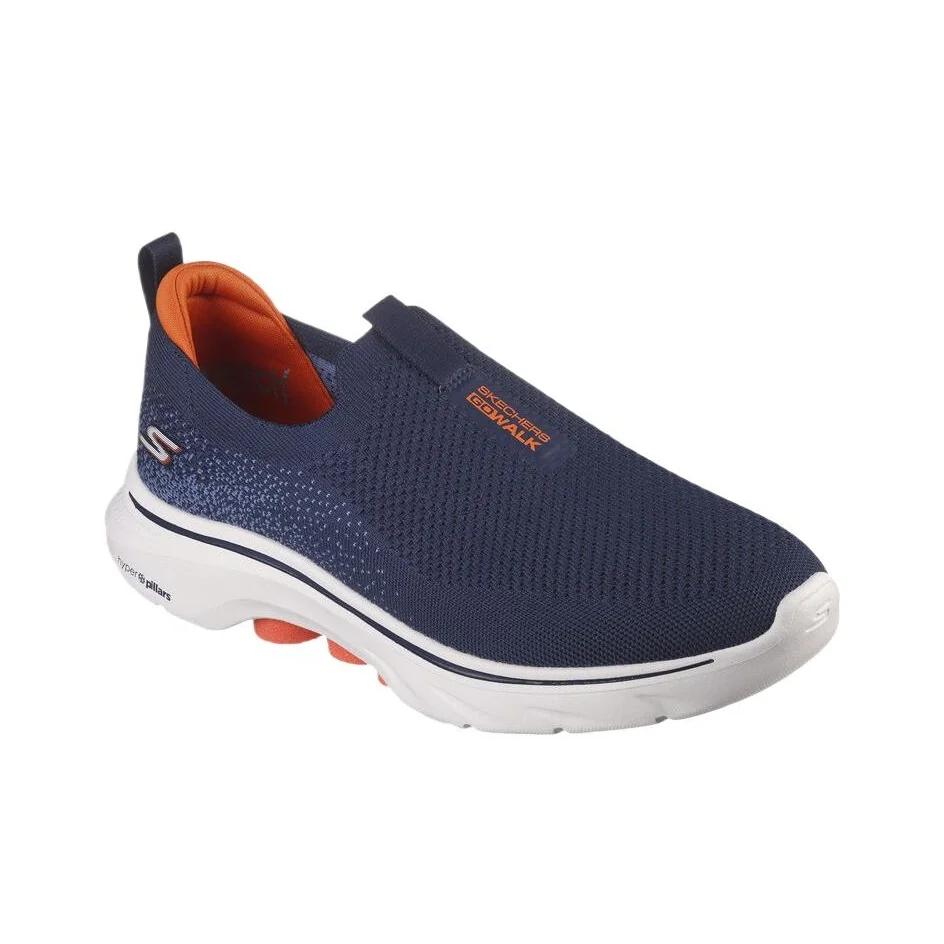 Skechers GO WALK 7 Low top Casual Shoes Men's Blue 216633-NVOR view 4