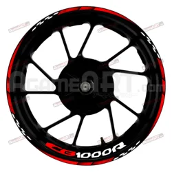 Motocycle Wheel Stickers for HONDA CB1000R 17-inch Front and Rear Waterproof Reflective Stickers Wheel Decorative Stickers