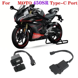 For CF motorcycle accessories 450SR 450SRS XO Baboon 800NK 23style250SR modified USB plug 450SR Type-C USB interface