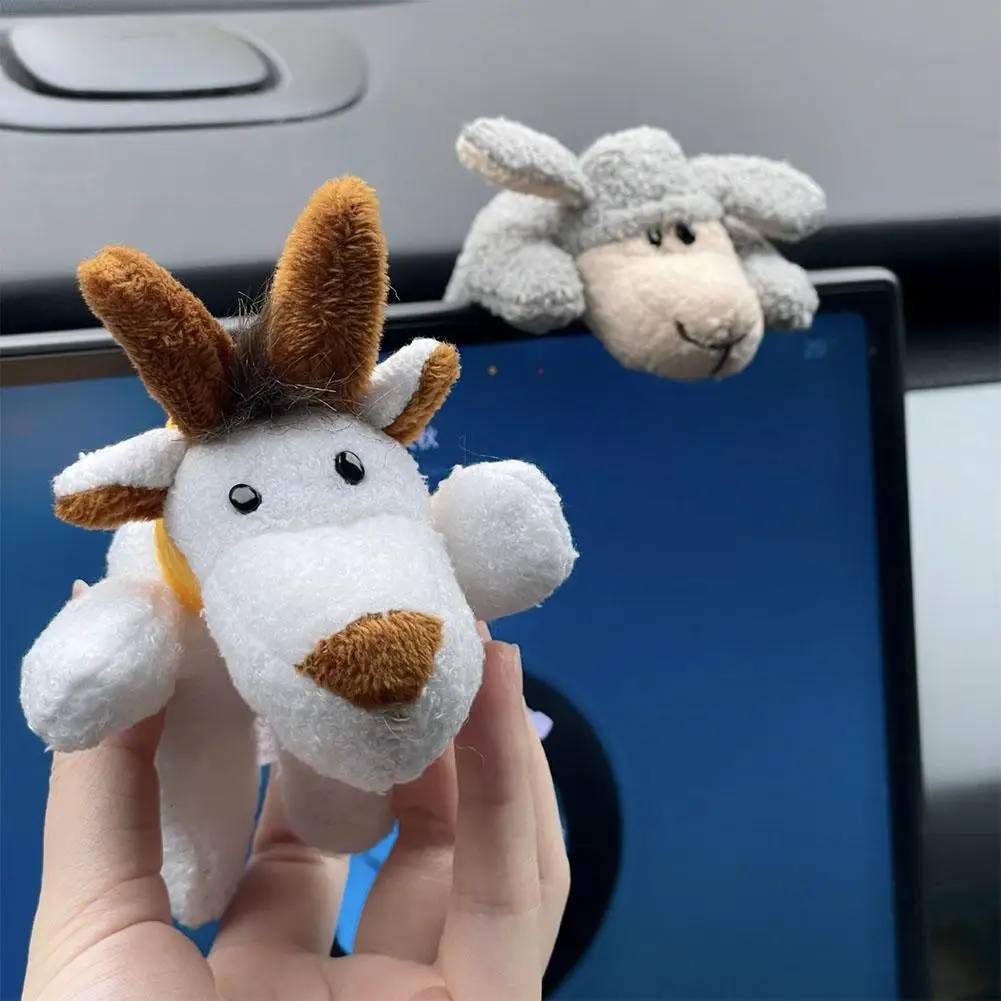

Car Toys Decoration Funny Short Stuffed Lion Motorcycle Center Auto Ornaments Rearview Handlebars Console Mirror E2I7
