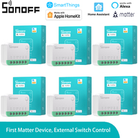 SONOFF MINIR4M Wifi Mini R4M Matter Switch Smart Home Compatible Upgraded Relay Control Ewelink Alexa Home Assistant Smartthings