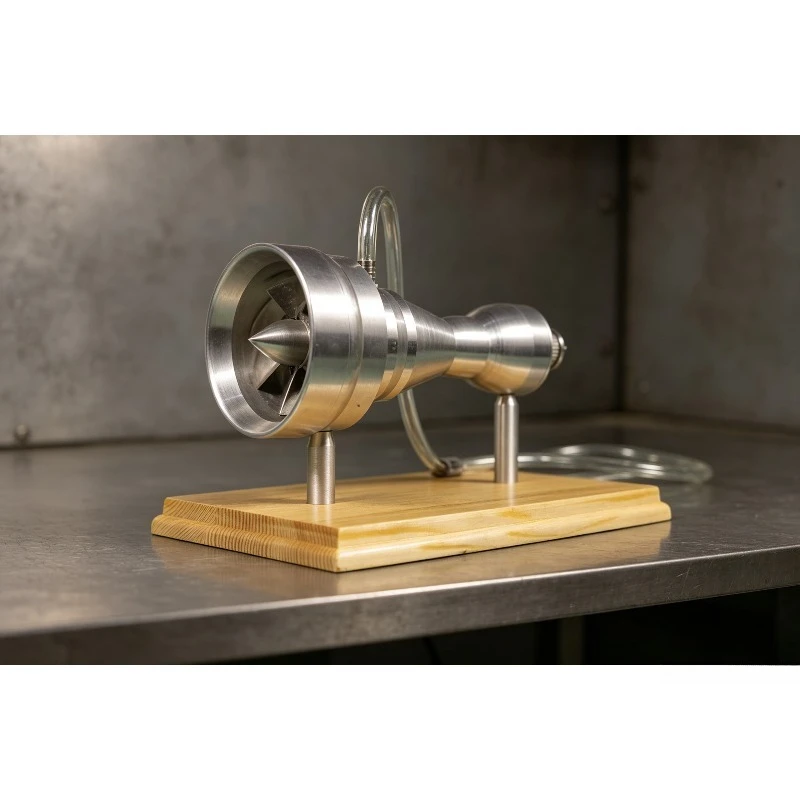 

Steam Turbine Stirling Engine Alcohol Firewood Turbo Generator Autonomous Start Educational Model Science Experiment