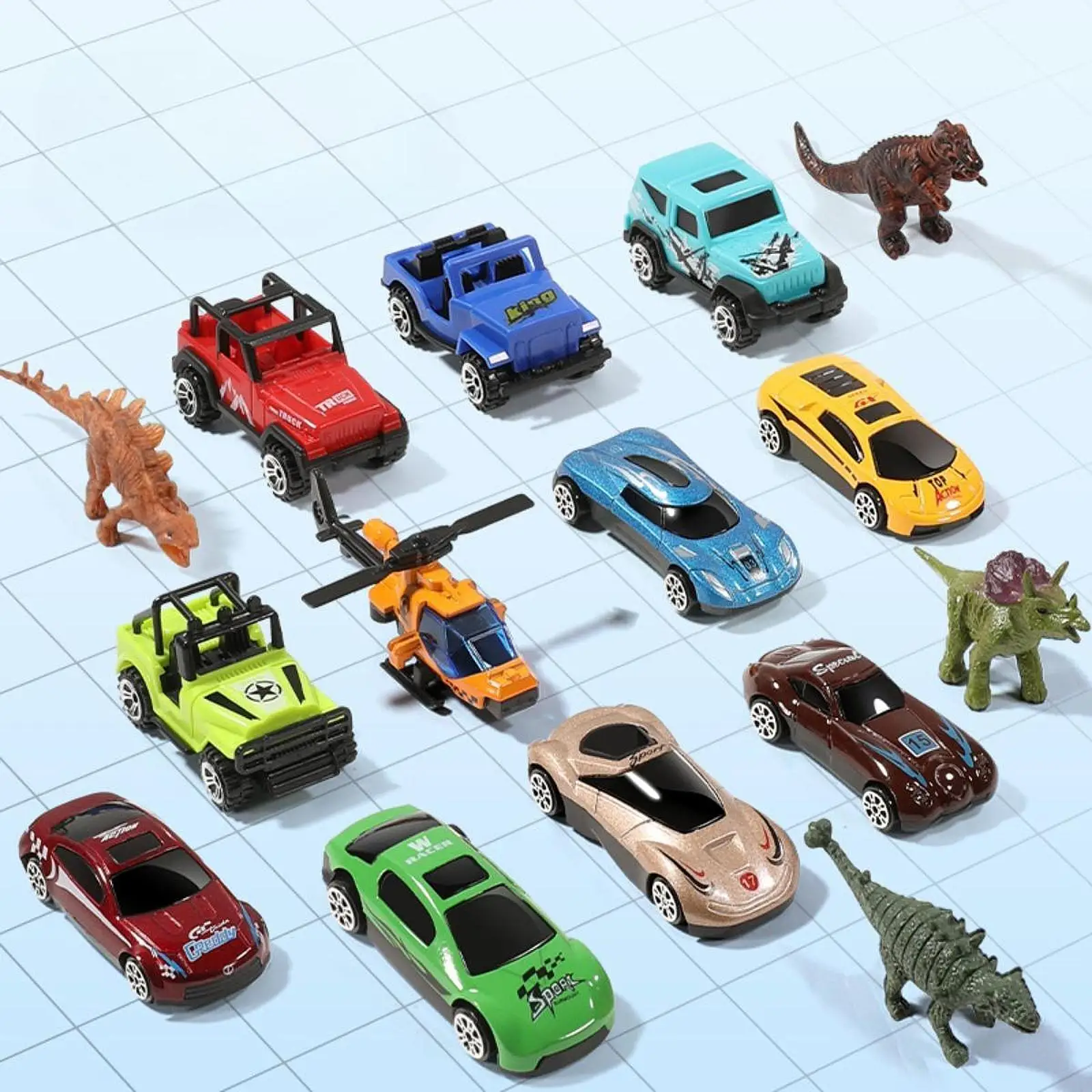 Camión de coches deslizantes con pista de dinosaurios para niños, camión de transporte, portador de vehículos de dinosaurio, juego para niños de 3 años