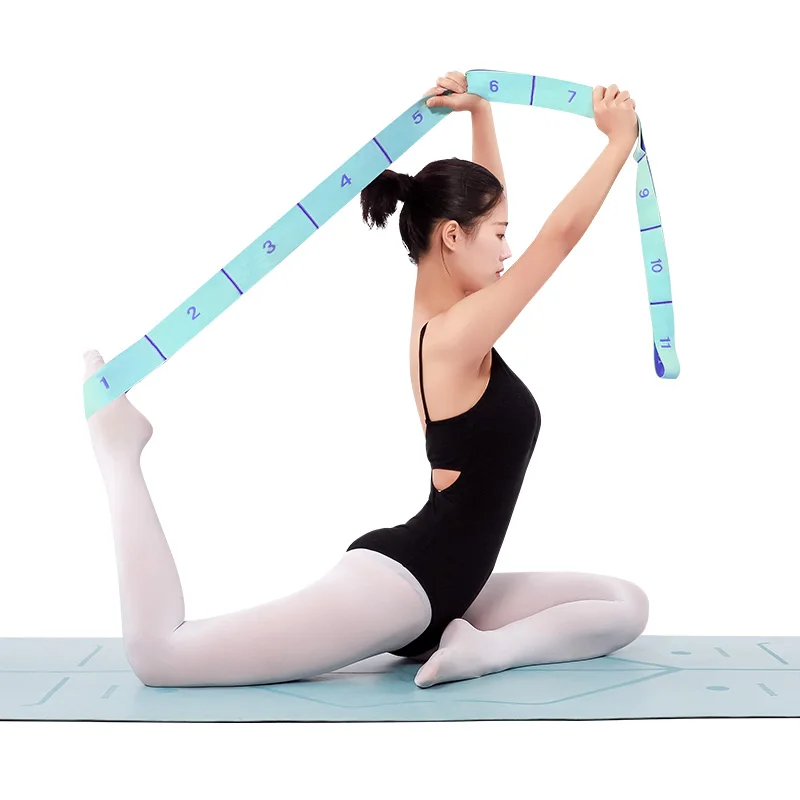 9/11 Loops Yoga Elastic Band Suitable Adult Stretching Exercises Stretching Belt Physical Therapy Stretch Resistance Band