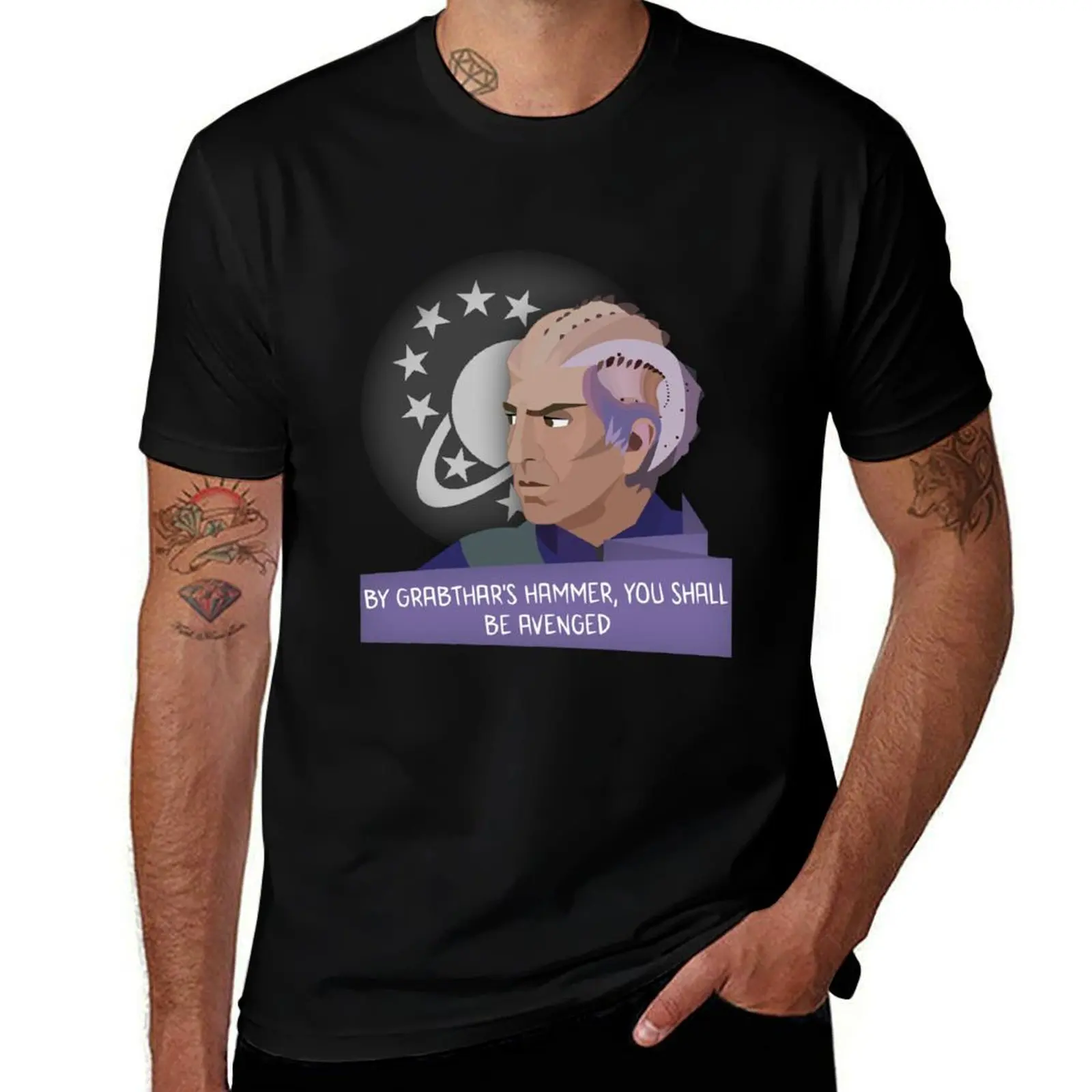 

Galaxy Quest - By Grabelea's Hammer Футболка мужская футболка дизайнерская футболка мужская дизайнерская футболка