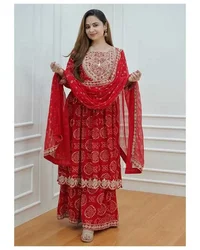 Salwar Kameez Wedding Traditional Sharara Kurta Dupatta Suit New