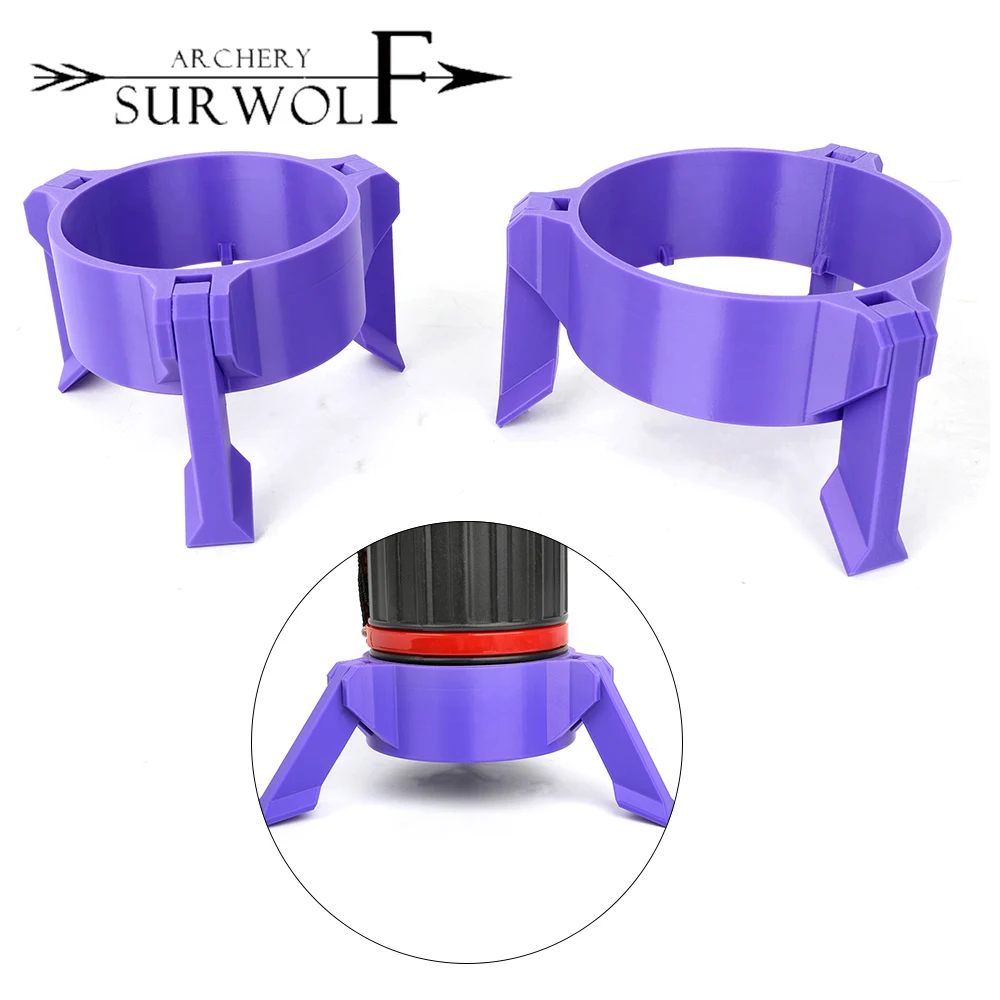 

Arrow Quiver Base Triangle Structure High Stability PLA Hard Plastic Shrinkable Quiver Foundation Outdoor Hunting Shooting Tool