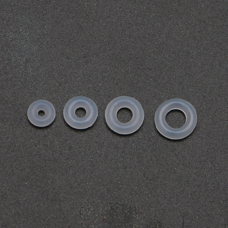 Clear Silicone Rubber Stoppers Antiskid Locating Ring for Spacer Beads Bracelet Dropship