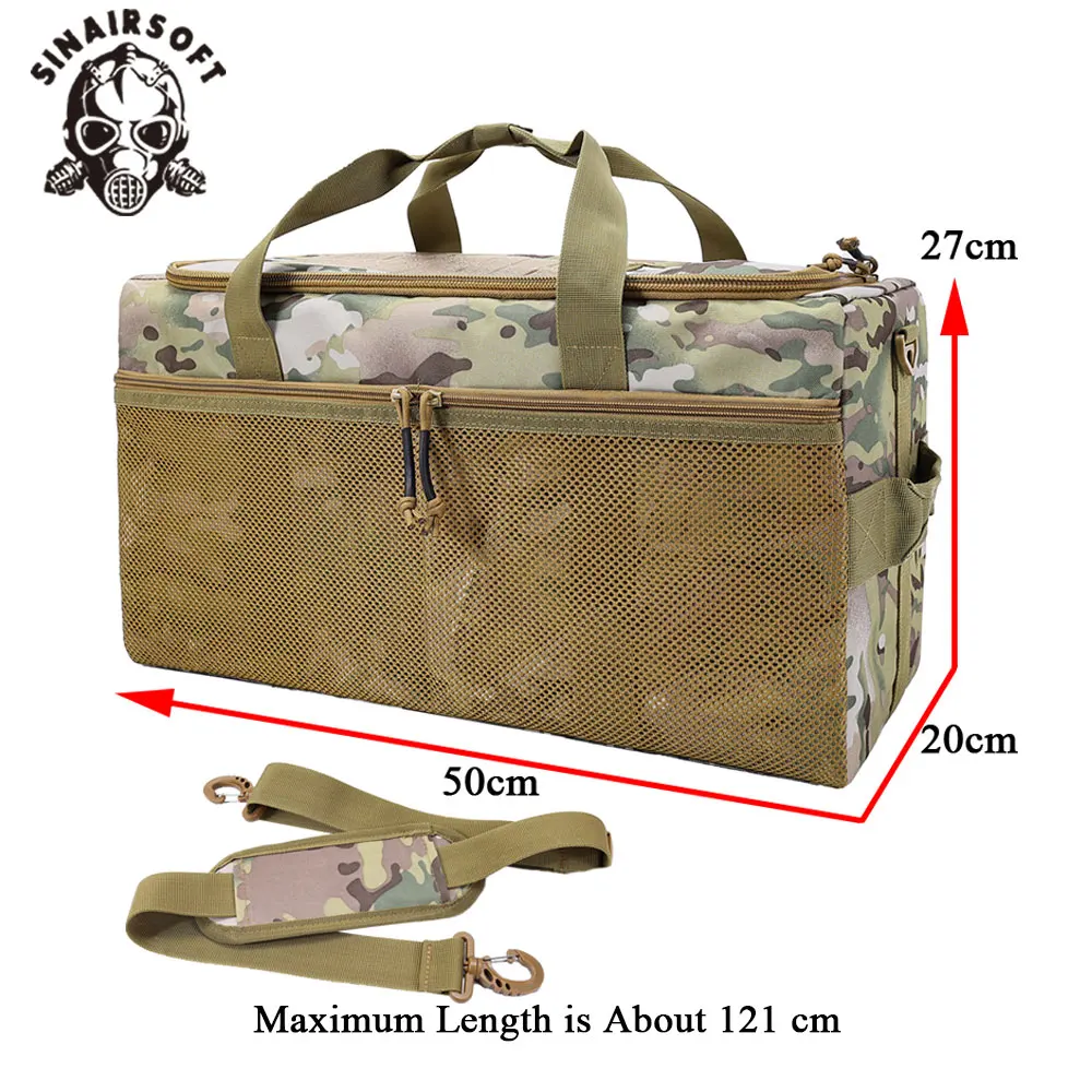 Tactical Large Capacity Foldable Single Shoulder Backpack Hunting Gear Training Sports Travelling Handbag Mobile Shoulder Bag