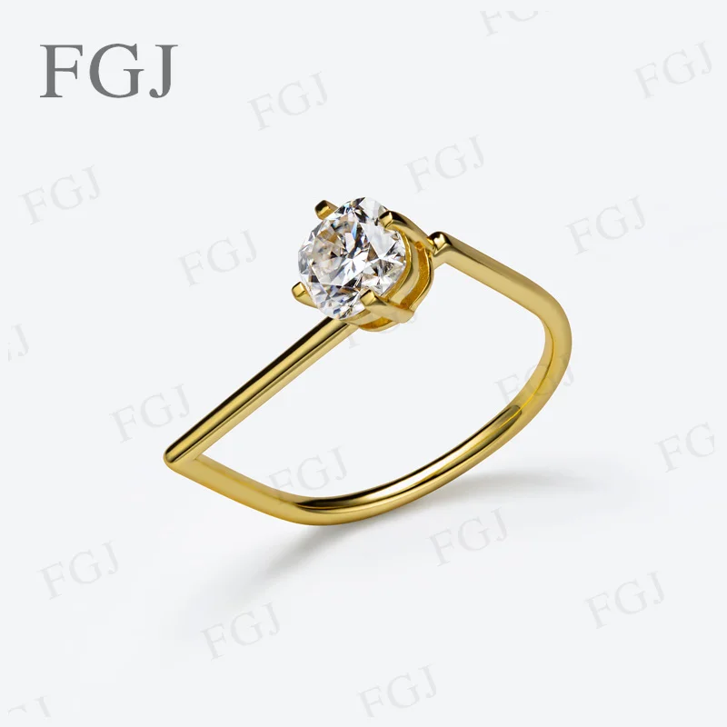 S925 Sterling Silber Unregelmäßiger Stapelbarer Ring Multi-Edelstein Moissanit Paraiba Saphir Mehrschichtiges Band Damen Feiner Schmuck – Detail 8