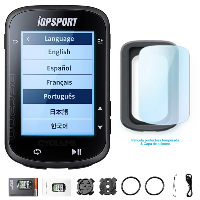 Wireless Bicycle Computer GPS IGPSPORT BSC200 BSC 200 Bike Speedometer Cycling Odometer 2.5in ANT+ APP Sync Slope Altitude image 3